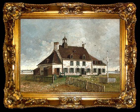 framed  Henry Richard S. Bunnett The Saint-Gabriel Farmhouse, ta009-2